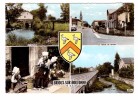 79 Brioux Sur Boutonne Carte 4 Vues + Blason Cachet Brioux 1970 , Marais Route De Royan Folklore Du Poitou - Brioux Sur Boutonne