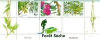Flore De La Forêt Séche Légére Trace De Charniére , Avec Vignette Datée - Neufs