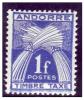 ANDORRE - TAXE YT 33 NEUF (1946-50) - Unused Stamps