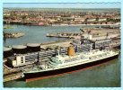 Bremerhaven - Columbus Bahnhof Mit Schiff MS Bremen - Bremerhaven