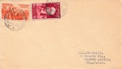 CO23 - ETIOPIA - Busta Dall' Etiopia A Silver Spring (USA) Del 4/3/1937 Con Cent 50 Carminio E 75 Giallo   Leggi... - Ethiopia