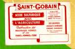 BUVARD & Blotting Paper : SAINT GOBAIN Pour L'Agriculture  Destruction Des Mauvaises Herbes - Landbouw