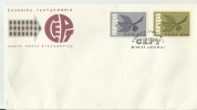 = Hellas Fdc 1965 Europa - Lettres & Documents