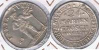 ALEMANIA  24 MARIEN GROSCHE 1724 PLATA SILVER S - Taler & Doppeltaler