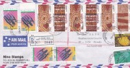 Australia 1987 Registered Airmail, Sent To Switzerland - Used Stamps