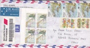 Australia 1992 Registered Airmail, Sent To Italy - Used Stamps