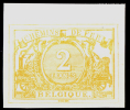 Belgium Railroad Stamp Imperforate (proof?) Scott Q15 - Otros & Sin Clasificación