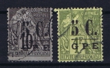 GuadeloupeYv Nr 10 + 11 Used Obl. - Gebruikt