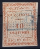 GUYANE Timbre Fiscal Quittances  10 C   Obl Used - Oblitérés