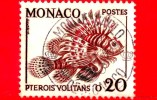 Principato Di MONACO - Usato - 1960 - Pesci - Lionfish - 0.20 - Gebruikt