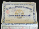 Action 100 Francs Societe Des Appareils Magondeaux Siege Social à Paris 15/07/ 1925 - Automobil