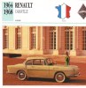 Renault  Caravelle  -  1964  -  Fiche Technique Automobile (Francaise) - Cars