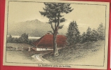 HAM-14 Litho De Ch. Kern, La Barillette Près De La Dole, Alpage, Jura Vaudois. Cachet 1918. Editeur Kern Chéserex - Chéserex