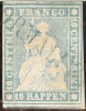 Heimat BL Ormalingen Ca. 1857 Blau Auf Zu#23Cb SH23B3b - Usados