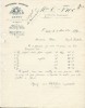 Commande De Peignes En Ivoire /ParfumerieMme Froc/ORAN/Algérie/Lecoeur/Ivry La Bataille/1902        FACTN110 - Chemist's (drugstore) & Perfumery