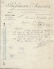 Commande  De Peignes En Ivoire /Parfumerie/Massilia/MARSEILLE/Lecoeur/Ivry La Bataille/1909  FACTN128 - Perfumería & Droguería