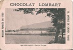 CHROMO CHOCOLAT LOMBART AIX LES BAINS LAC DU BOURGET - Lombart