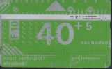 NEDERLAND - PTT TELECOM  Eenhede 40 + 5  Used - Publiques