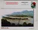 Flood Prevention & Field Irrigation Project In B.C 250,CN 99 Dujiangyan Irrigation Landscape Advert Pre-stamped Card - Agua
