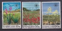 Cyprus 1970 European Nature Potection 3v Used Cto (T678) Stamps With Full Gum - Used Stamps