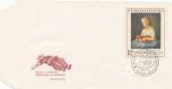 Czechoslovakia / First Day Cover (1969/23 D) Bratislava: Julius Bencur (1844-1920) "The Little Girl With A Doll" (1863) - Bambole