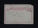 AUSTRALIE - QUEENSLAND - Entier Postal De Brisbane Pour Ravensbourne En 1888 - A Voir Dans L 'état - Lot P11574 - Cartas & Documentos