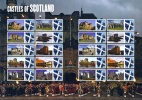 GB 2009 Castles Of Scotland GENERIC SMILER SHEET  LS68 - Smilers Sheets