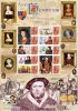 GB 2009 Coronation Of Henry VIII , History Of Britain 33 SC-BC-204 - Smilers Sheets