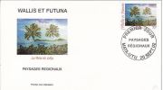 FDC WALLIS ET FUTUNA - N° 579 Paysages Régionaux Liku 20 09 2002.. - FDC