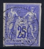 INDE  Col. Gen.  Yv Nr 36 Obl. Used  Cad Pondichéry - Used Stamps