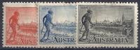 AUSTRALIA 1934 - Yvert #94/6 - * MH - Mint Stamps