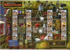 GB 2010 CHIRSTMAS WALLACE GROMIT SMILER SHEET LS75 - Smilers Sheets