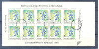 Finlande 1998 " Carnet Fleur " Specimen, Muster, Muestra. Yvert C-1396 - Proofs & Reprints