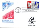 USA. PA 114 De 1989 Sur Enveloppe 1er Jour. Révolution Française. - Franse Revolutie