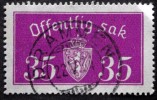 Norway 1933  Minr.17 II   34mm X18,5mm   DRAMMEN   22-5-1934    (  Lot  C 334 ) - Service