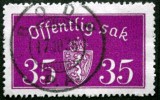 Norway 1934  Minr.17 II   34mm X18,5mm  BODØ  (  Lot  C 364 ) - Service