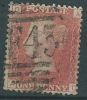 GROSSBRITANNIEN GRANDE BRETAGNE GB 1861 VICTORIA  1d. RED-BROWN USED SG 17 SC 8 MI 8BA II YT 8 - Used Stamps