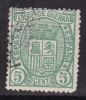 ESPAÑA 1875 - Escudo De España Sello Usado 5 C. Edifil Nº 154 - Gebraucht