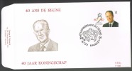 FDC 2415  60e Anniversaire Du Roi Baudouin - 1991-2000