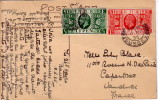 GRANDE BRETAGNE - CARTE POSTALE DU 11-5-1935 - CARTE POSTALE POUR LA FRANCE. - Covers & Documents