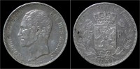 Belgium Leopold I 5 Frank 1849 - 5 Francs