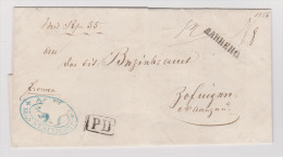 Heimat BE Aarberg 1856-12-20 Langstempel Nach Zofingen - Lettres & Documents