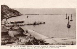 PORT EN BESSIN  -  La Tour Vauban - La Poissonnerie  Et L'Avant Port - Port-en-Bessin-Huppain