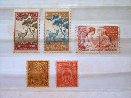 New Caledonia 1905 - 1960 - Deer Postal Cheque Birds Ships - Oblitérés