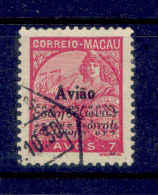 ! ! Macau - 1936 Air Mail 7 A (ERROR Type II) - Af. CA 04 - Used - Corréo Aéreo