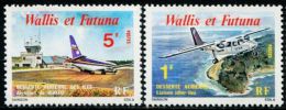 FN1416 Wallis Futuna 1979 Aircraft 2v MNH - Neufs