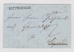 Heimat BE BATTERKINDEN 1848-06-11 Auf Brief Nach Signau - ...-1845 Prephilately