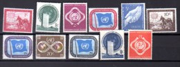 ONU  UNO 1951, Bureau De New York, 6 X Séries  1 / 11**, Cote 168 €, - Unused Stamps