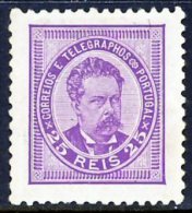 !										■■■■■ds■■ Portugal 1884 AF#63* King Luís 25 Réis 11,5 VARIETY VIOLET (x1774) - Ungebraucht