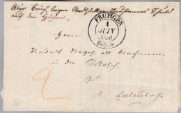 Heimat BE FRUTIGEN 1850-06-01 Vorphila Brief - ...-1845 Prephilately